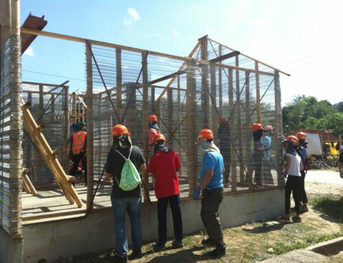 Boy Scouts of America Troop 202 from Taiwan building homes in Katuwang Community